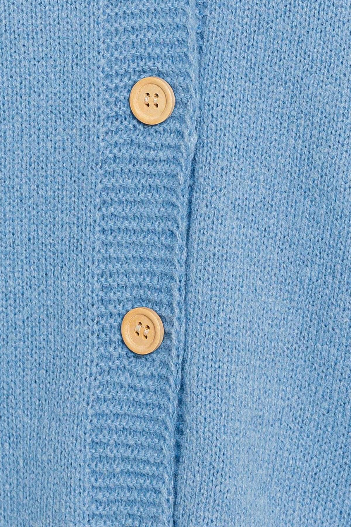 Long Sleeve V-Neck Oversized Sweater Cardigan - Tasha Apparel Wholesale