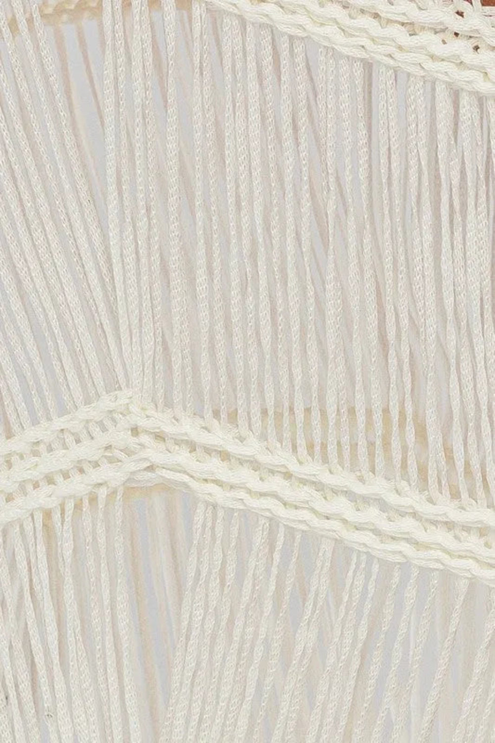 Boho Fringe Chevron Pattern Western Maxi Dress | Beach Cover Up Caftan - Tasha Apparel Wholesale