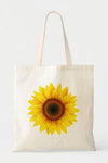 Sunflower Yellow Fashionable Summer Zipper Tote Bag