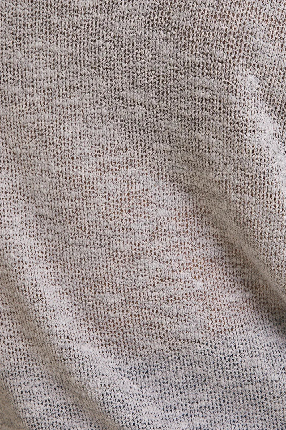 Plus Size Gray Knit Oversized Short Sleeve Lightweight Sweater Top - Tasha Apparel Wholesale