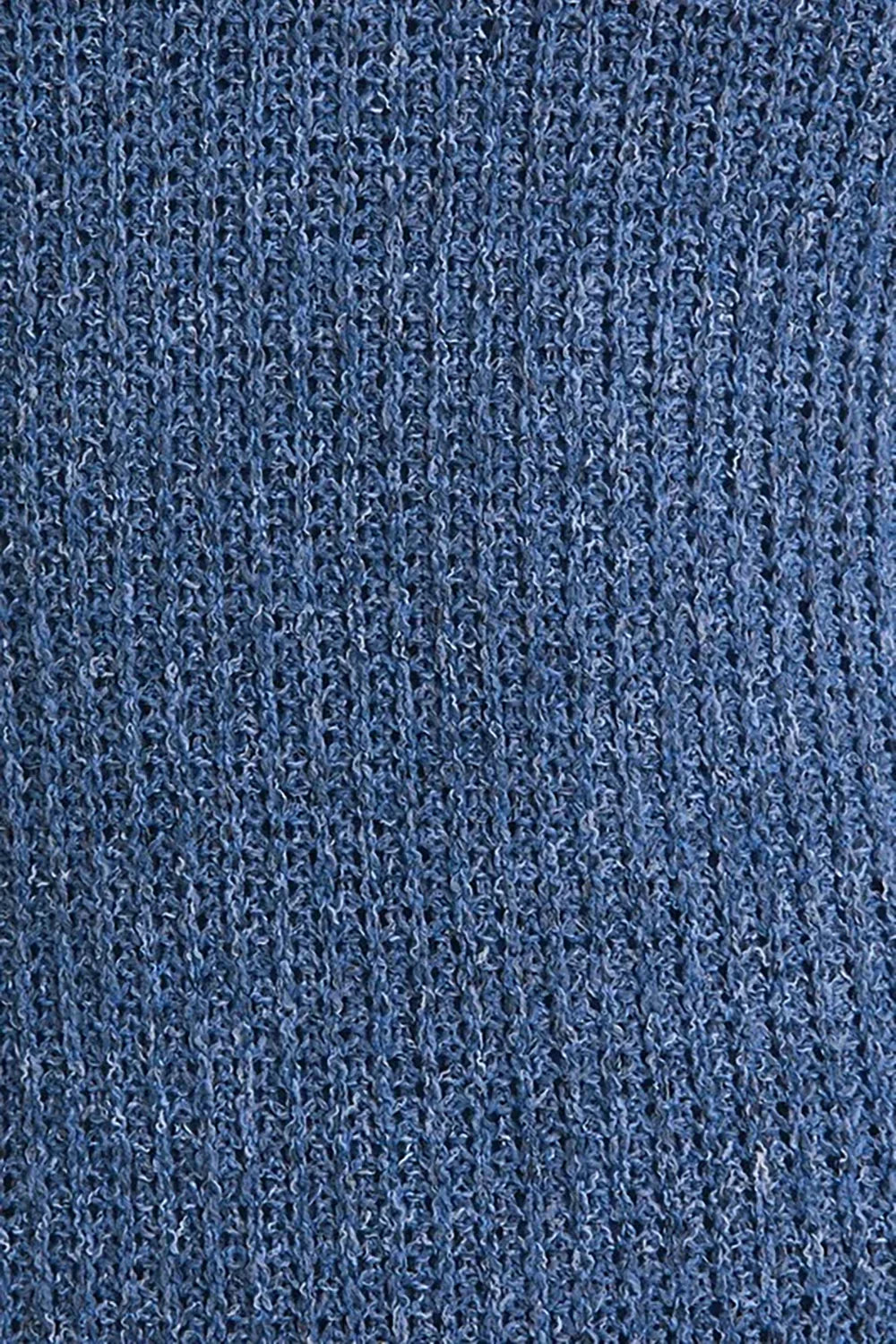 Blue Ribbed Knit Tank Contemporary Bodycon Elegance Midi Dress - Tasha Apparel Wholesale