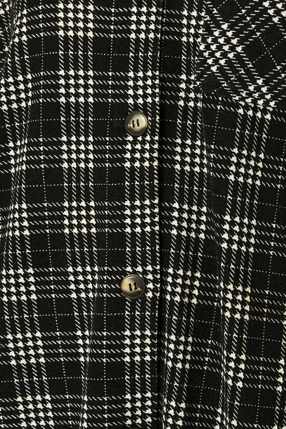 Plaid Button-Up Pockets Oversized Shirt Jacket