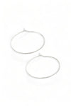 Delicate Thin Wire Dainty Hoop Earrings - Tasha Apparel Wholesale