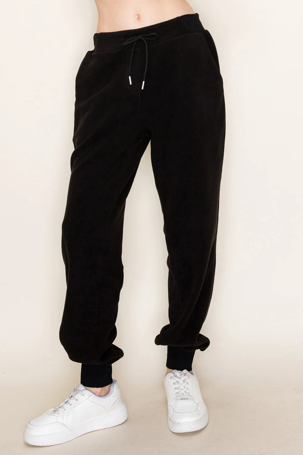 Cozy Fleece Drawstring Comfortable Loungewear Jogger Sweatpants