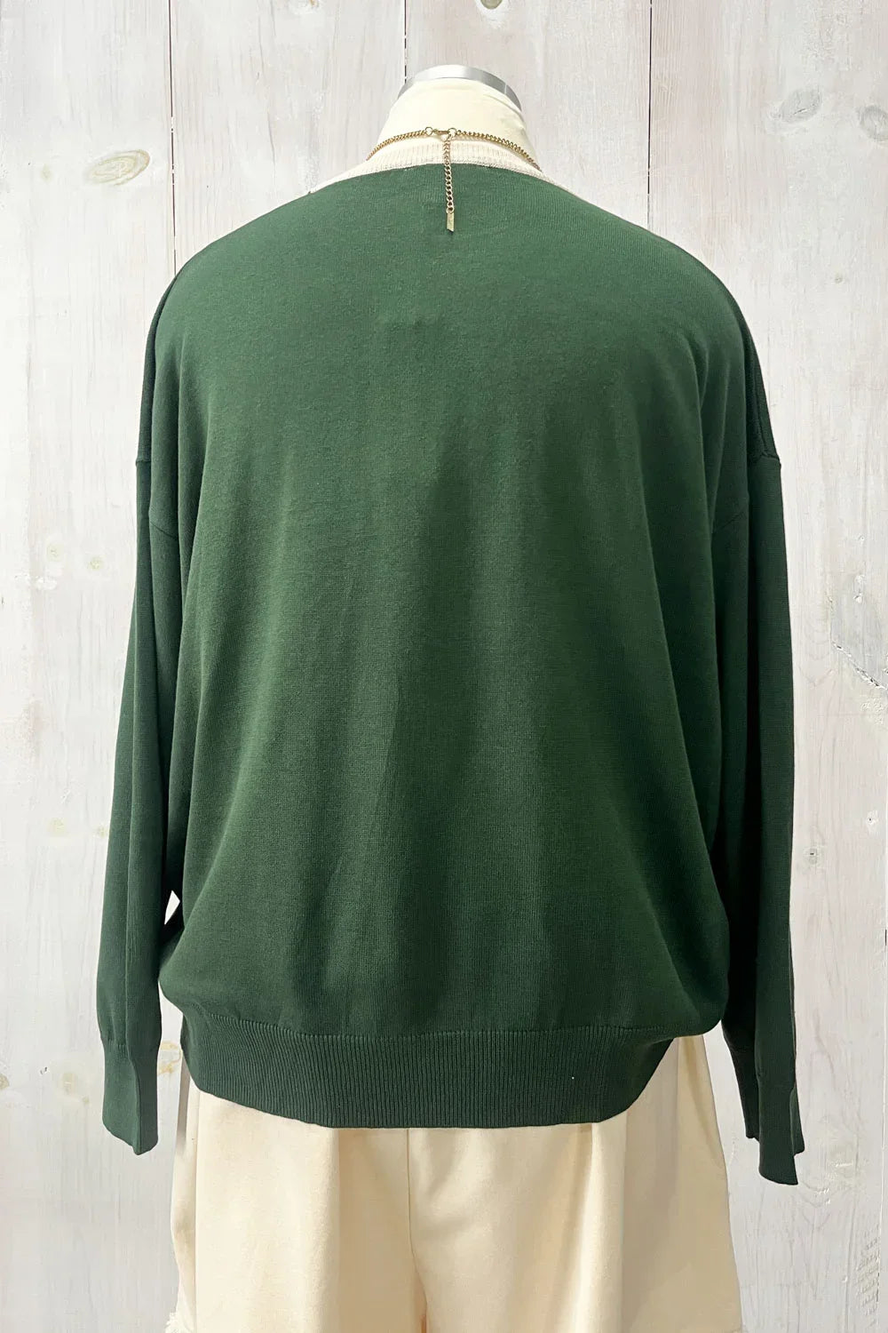 Plus Size "Malibu Golf Club" Graphic Knit Long Sleeve Crew Neck Relaxed Fit Sweater