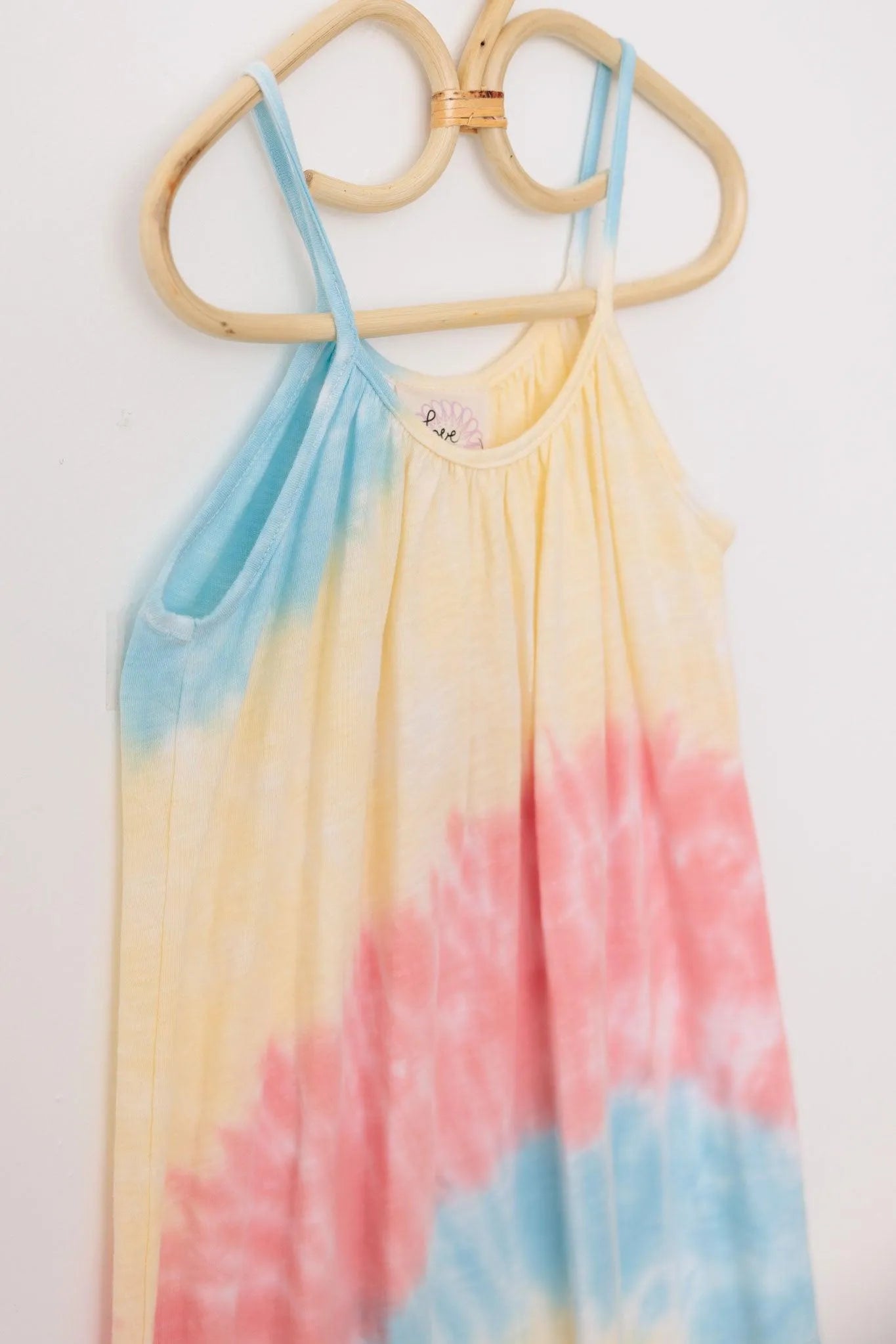 Girls Boho Tie-Dye Sleeveless Maxi Dress - Tasha Apparel Wholesale