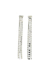 Dainty 3 Layer Tassel Rhinestone Crystal Fringe Earring - Tasha Apparel Wholesale