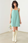 A-line Texture Over size Two Side Pocket Mini Dress - Tasha Apparel Wholesale