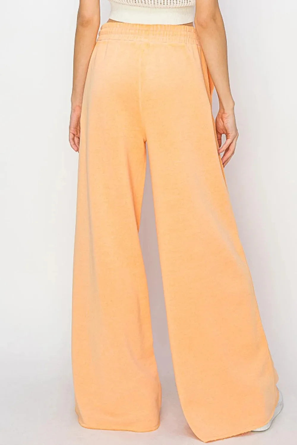 Ultra-Soft Wide Leg Drawstring Lounge Pants - Casual Cotton Palazzo Pants - Tasha Apparel Wholesale