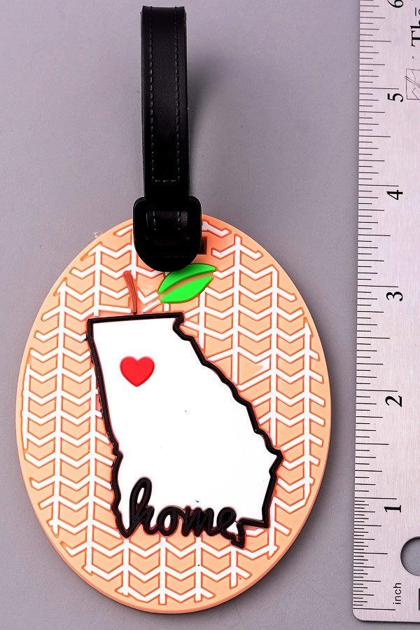 "Georgia" State Luggage Name Tag Card / 3 Pieces - Tasha Apparel Wholesale