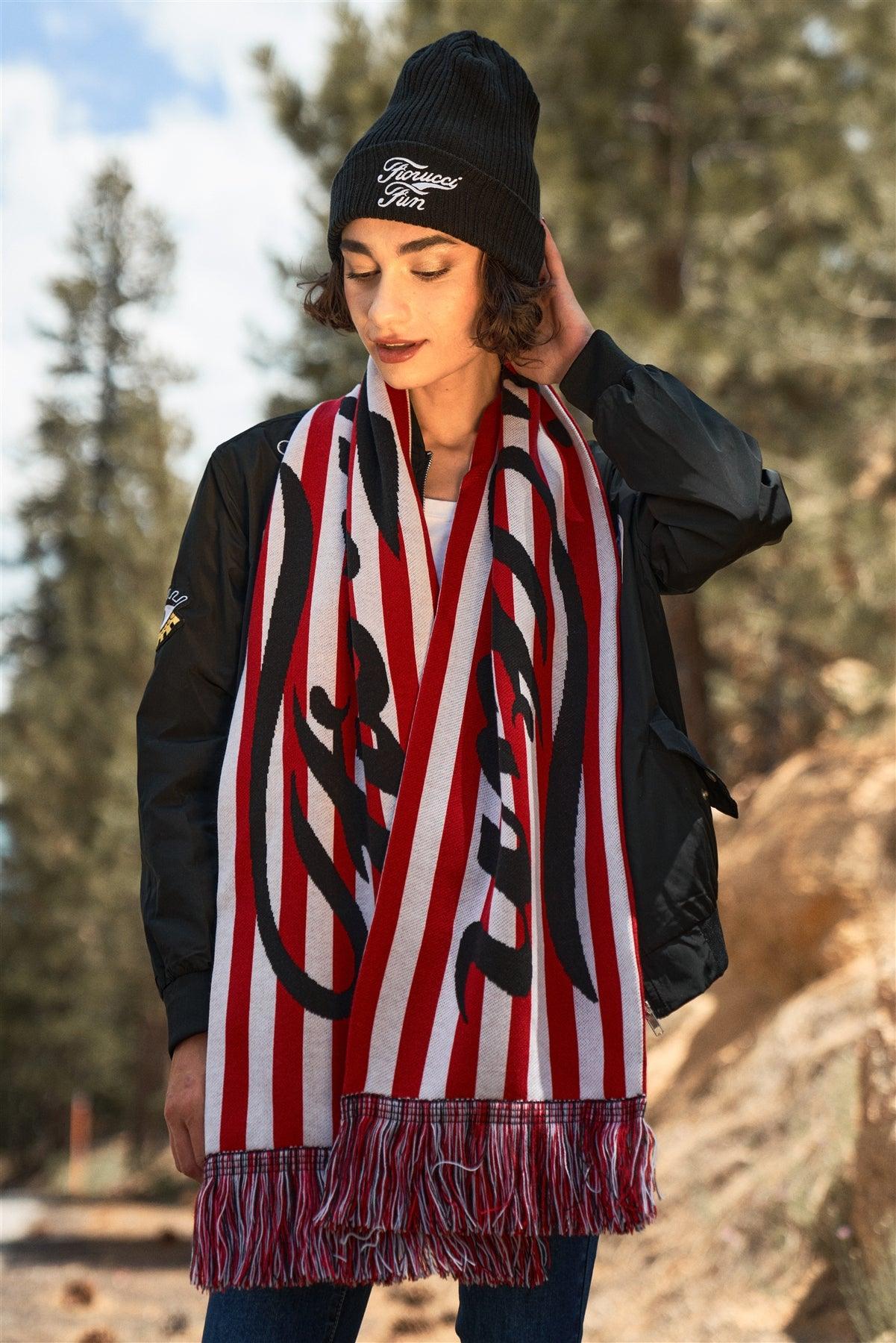 Fiorucci Fun "Keep Warm" Black & Red Three Piece Set - Tasha Apparel Wholesale