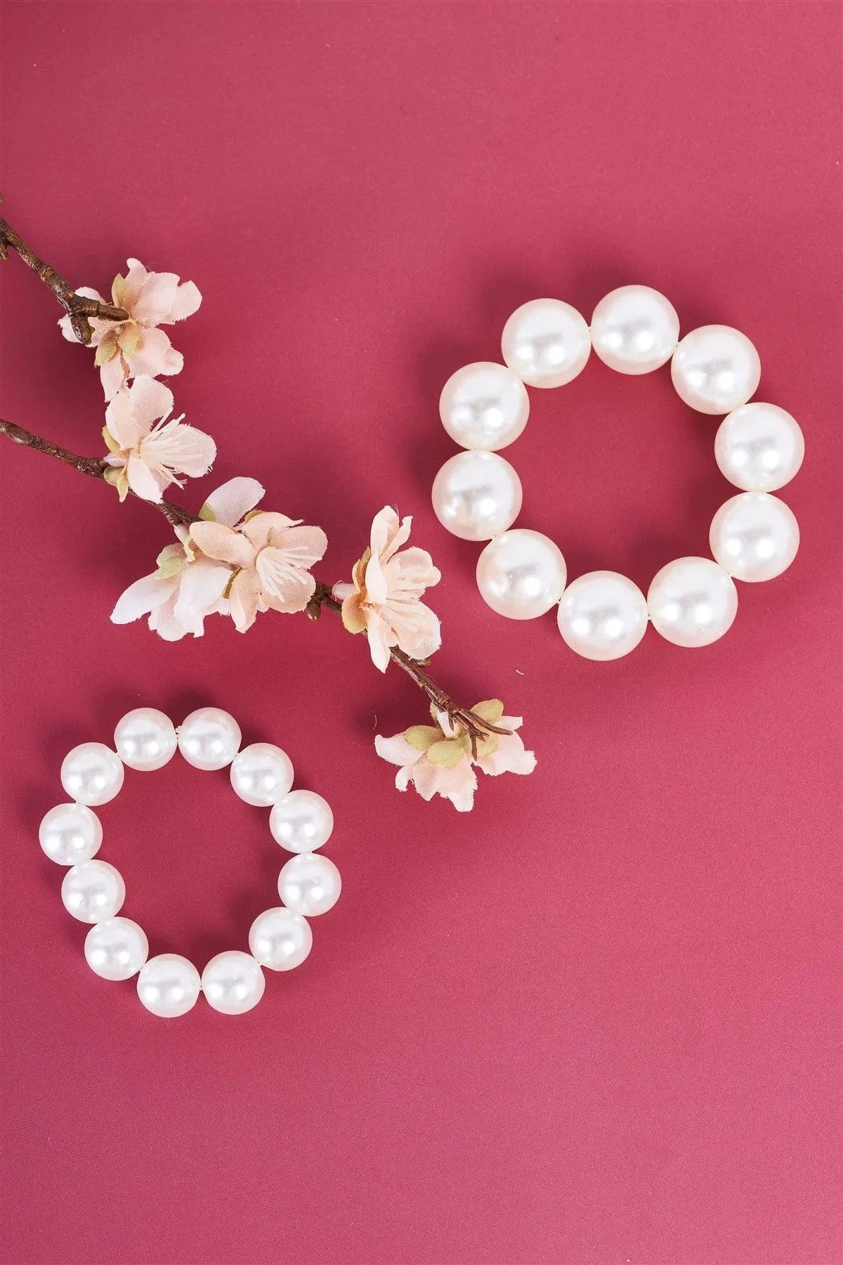 Pearls Are Always Relevant Small Pearl Wrist Bracelet - Tasha Apparel Wholesale