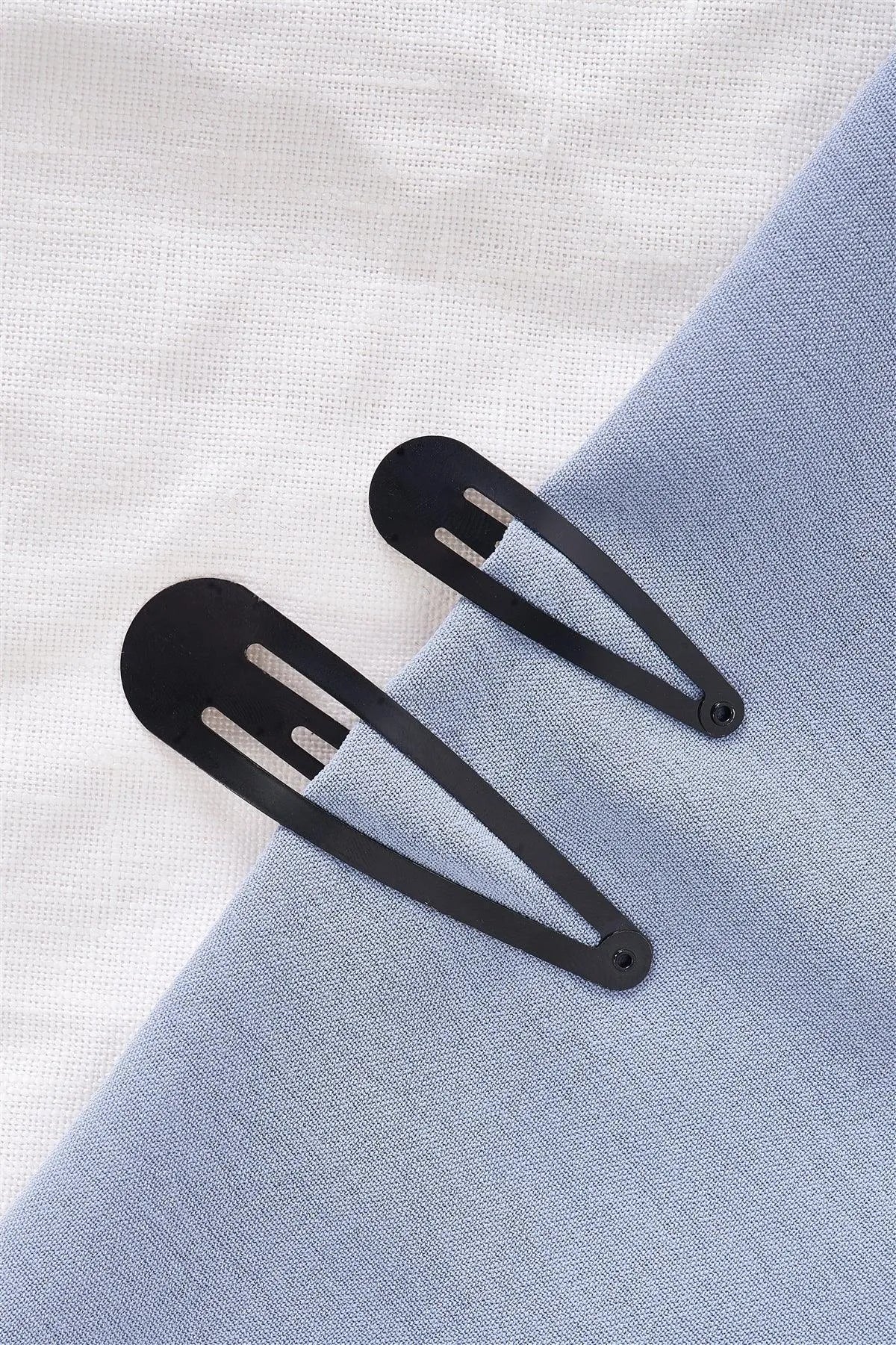 3pcs Large Black Vintage Plain Triangular Hair Clip - Tasha Apparel Wholesale