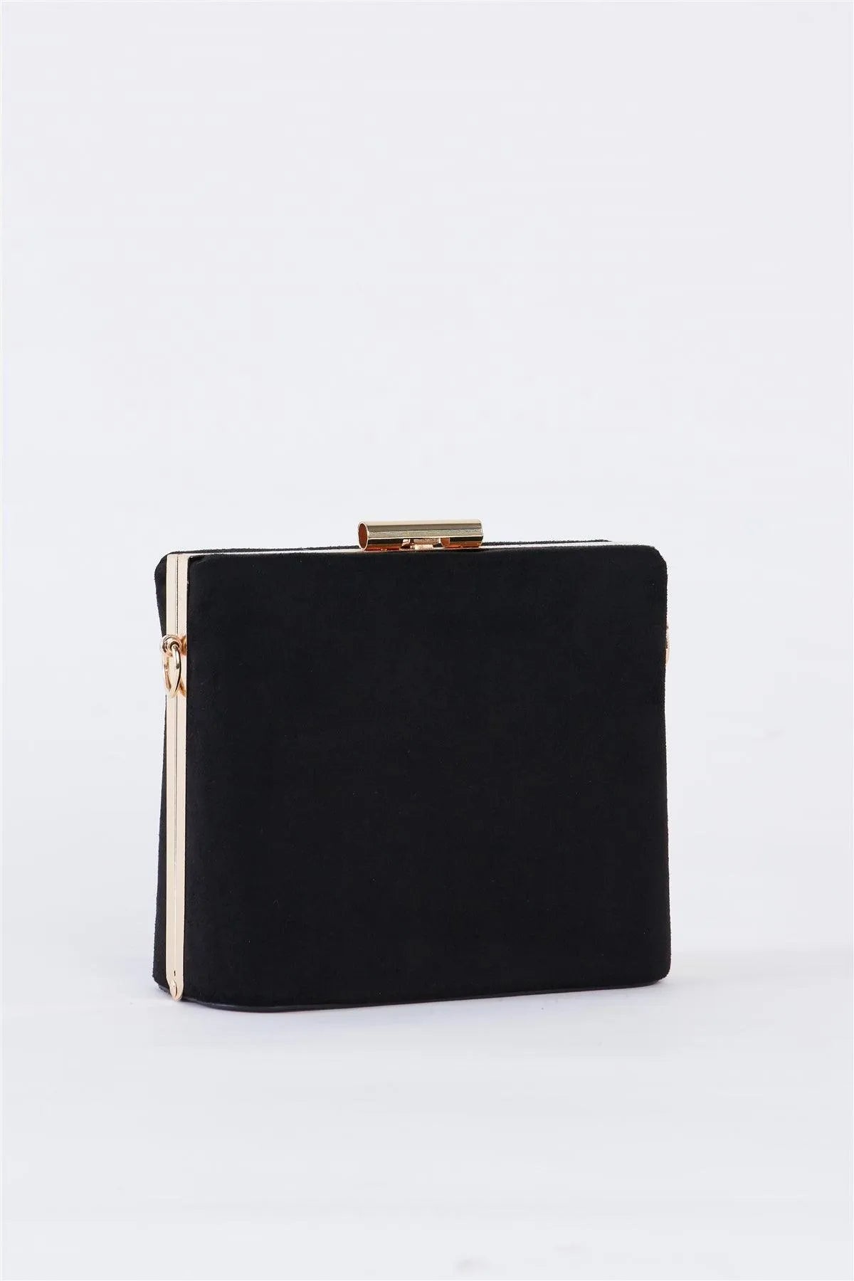 Black Chic Suede Clutch Bag /3 Bags - Tasha Apparel Wholesale