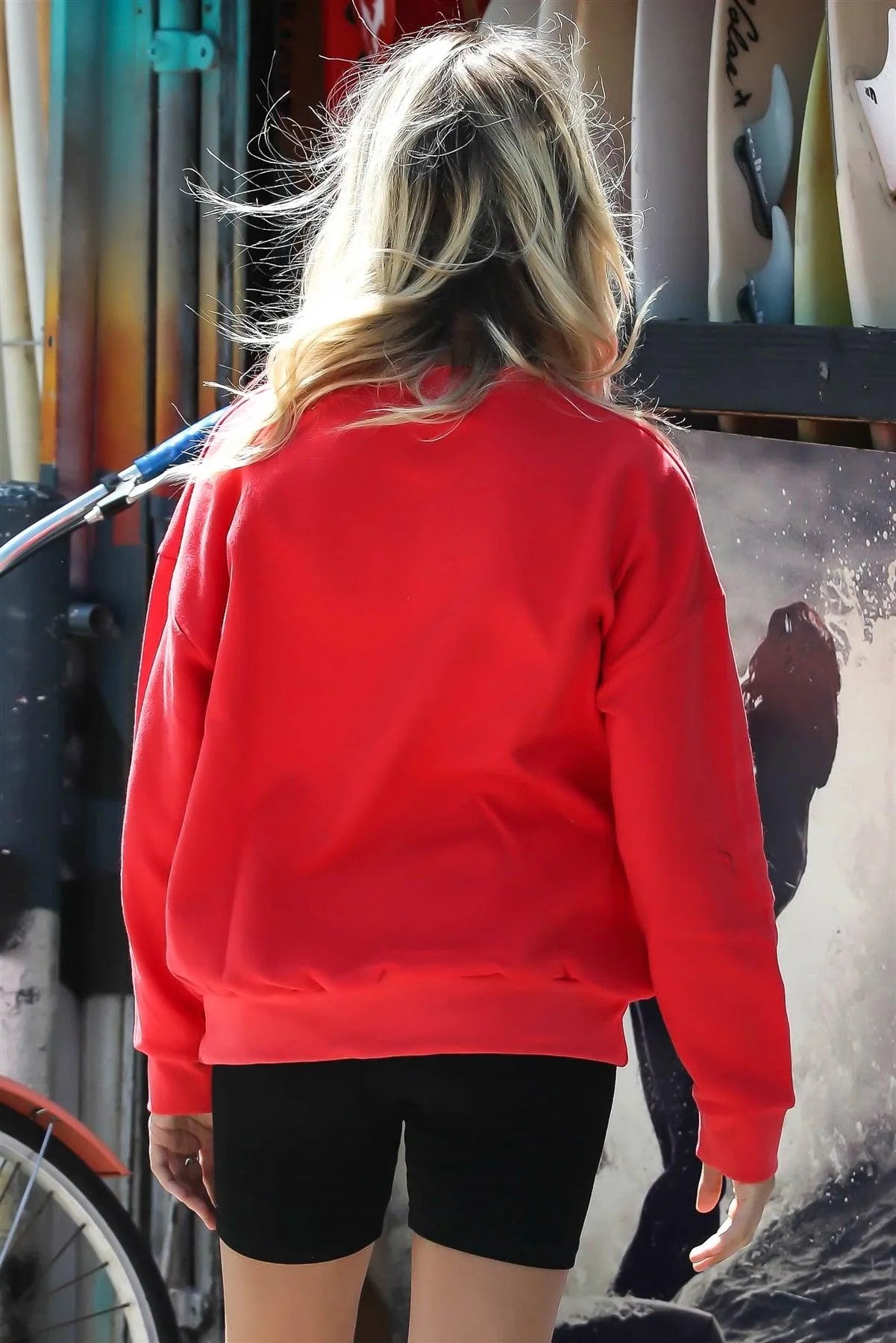 Tomato Cotton Long Sleeve Sweatshirt /1-1-1 - Tasha Apparel Wholesale