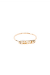 Gold LOVE Cut-Out Graphic Plate Ring