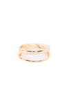 Gold Chic Double Ring - Tasha Apparel Wholesale