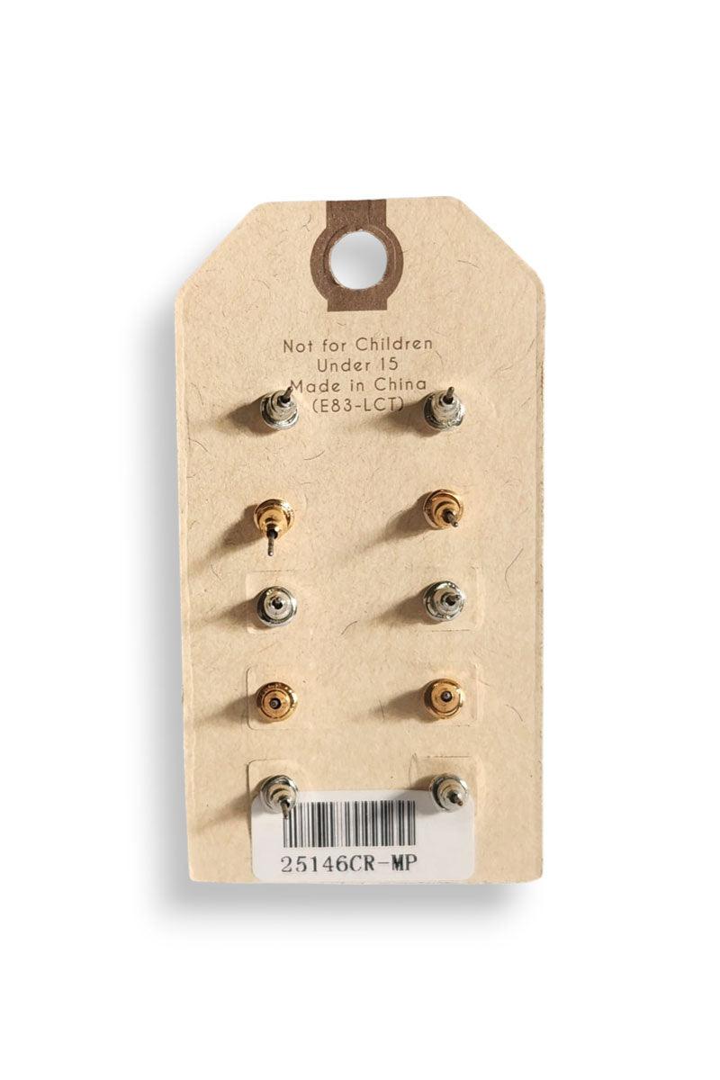 Assorted Mini Moon Star Lightning Earrings Set - Tasha Apparel Wholesale