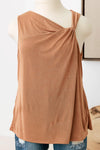 Plus Size One Shoulder Twist Neck-Line Top - Tasha Apparel Wholesale