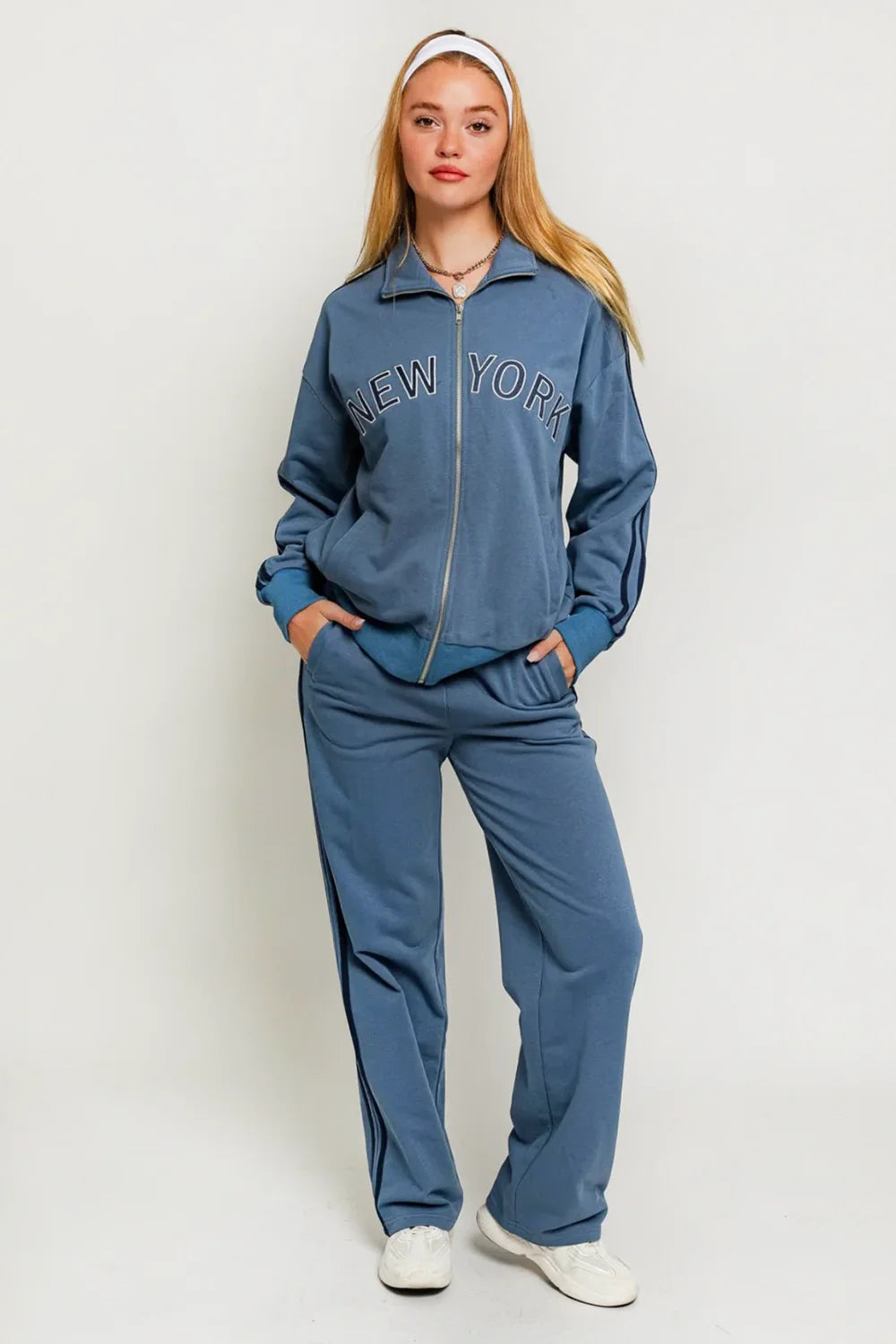 Track Pants Straight Leg Athletic Joggers Wholesale Boutique Pants - Tasha Apparel Wholesale