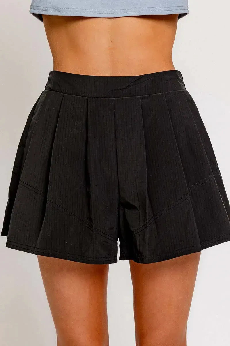 High Waisted Relaxed Fit Sports Shorts - Tasha Apparel Wholesale