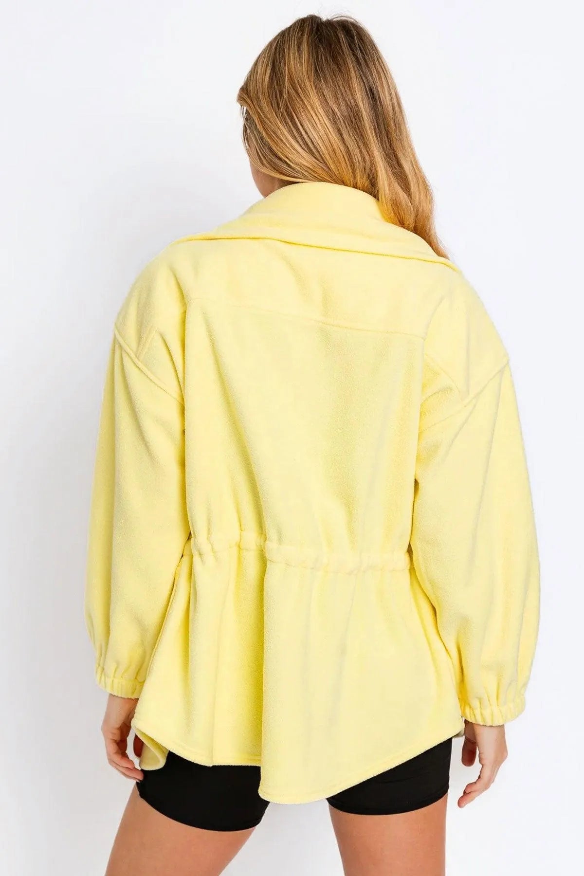 Yellow Lemon Hoodie Soft Fleece Jacket - Tasha Apparel Wholesale