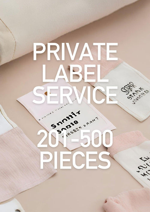 Private Labeling Services 201-500 Pieces for Wholesale Clothing Buyers
