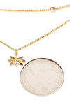 Layered Chain Star Charm Gold Necklace