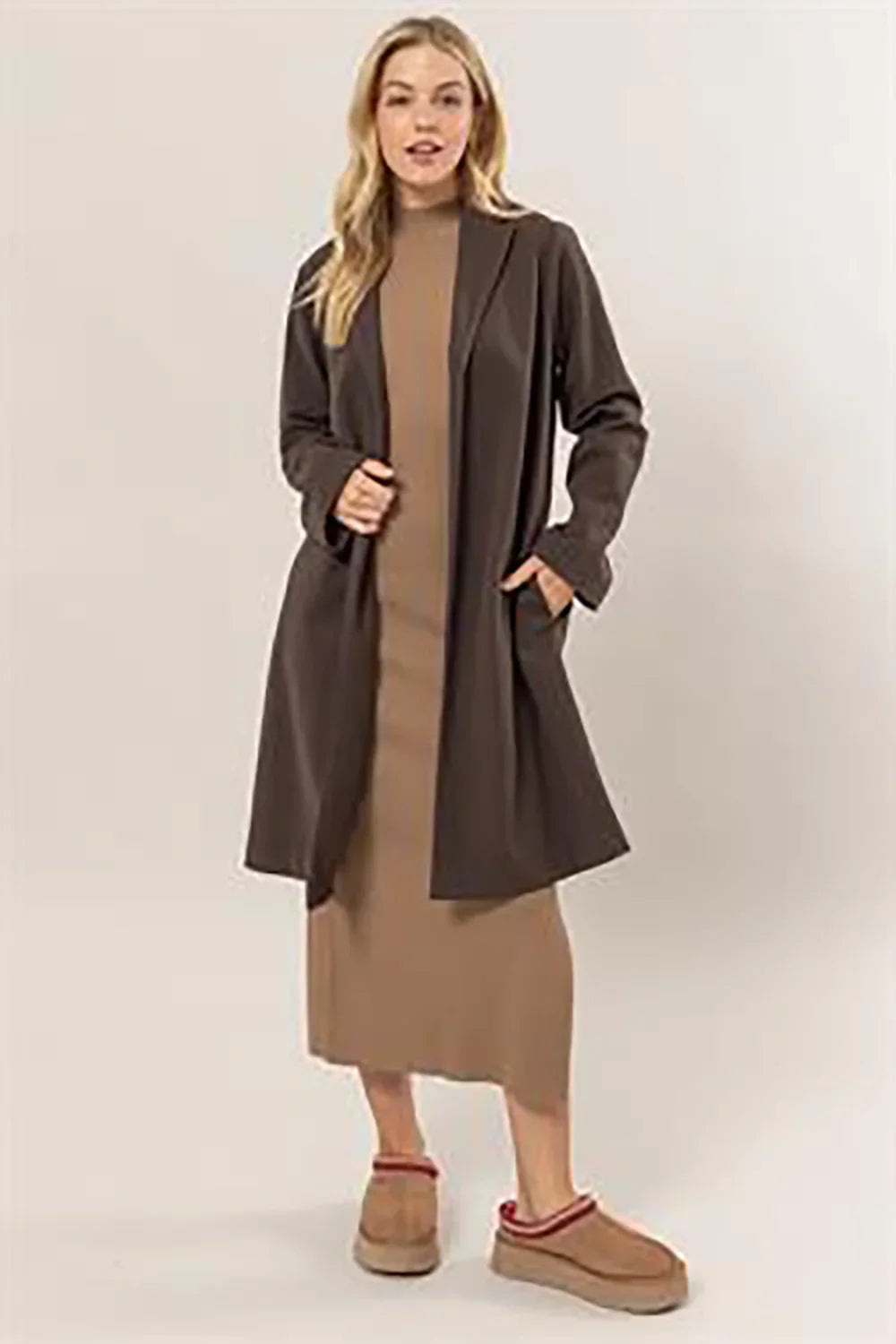 Oversized Long Blazer Jacket Professional Outerwear for Boutique Collections Blazer
