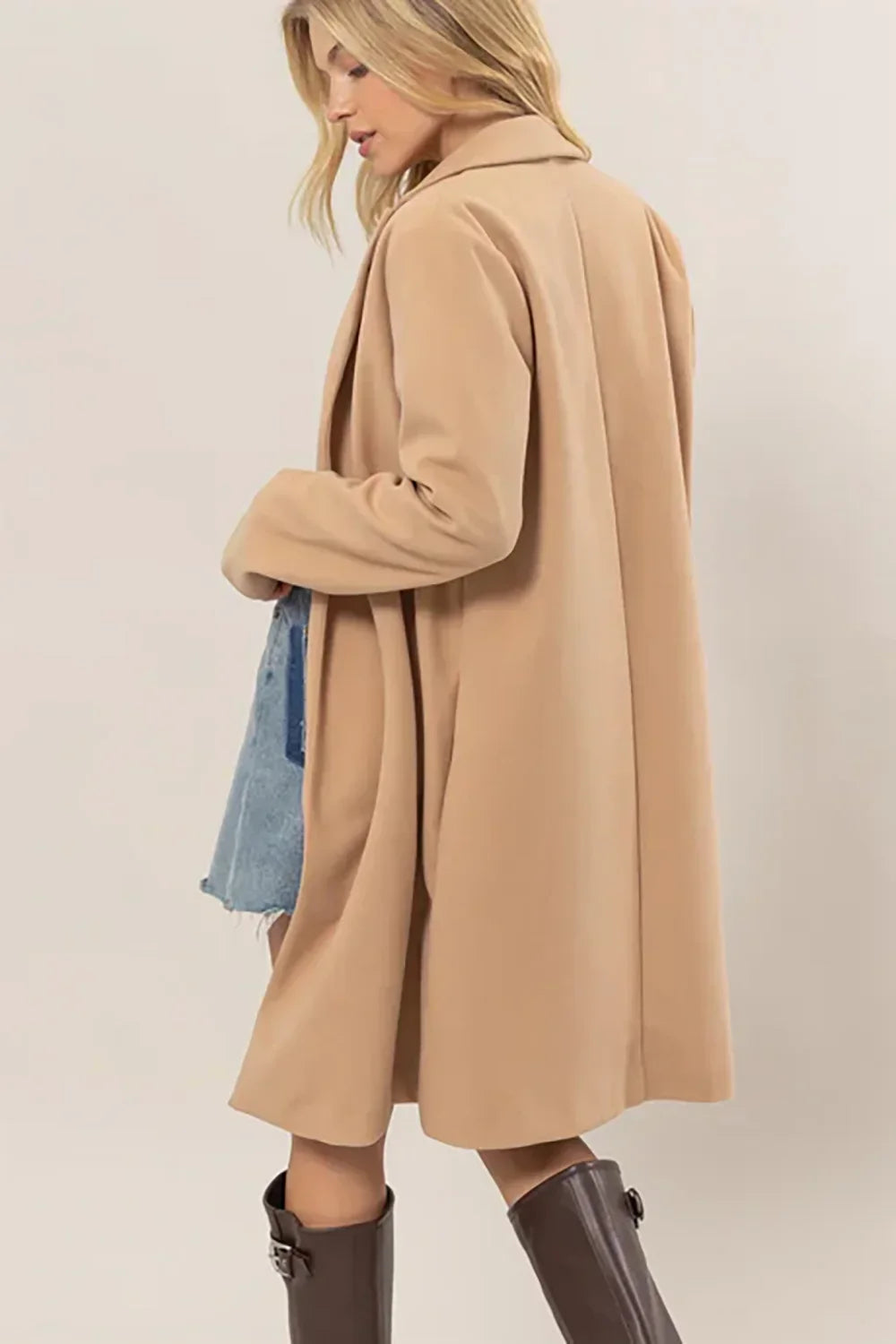 Oversized Long Blazer Jacket Professional Outerwear for Boutique Collections Blazer