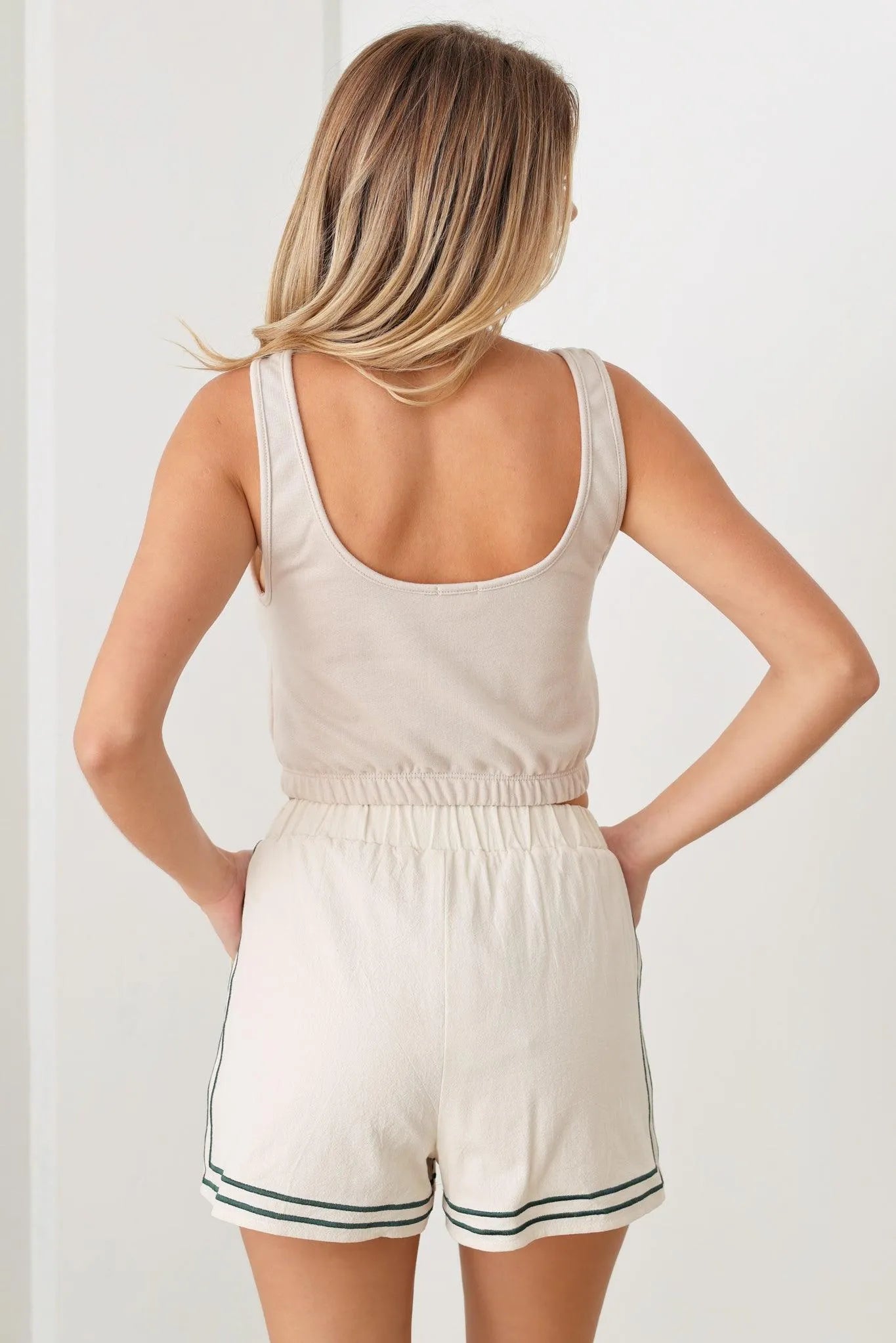 Embroidered Active Two Side Pocket Shorts - Tasha Apparel Wholesale