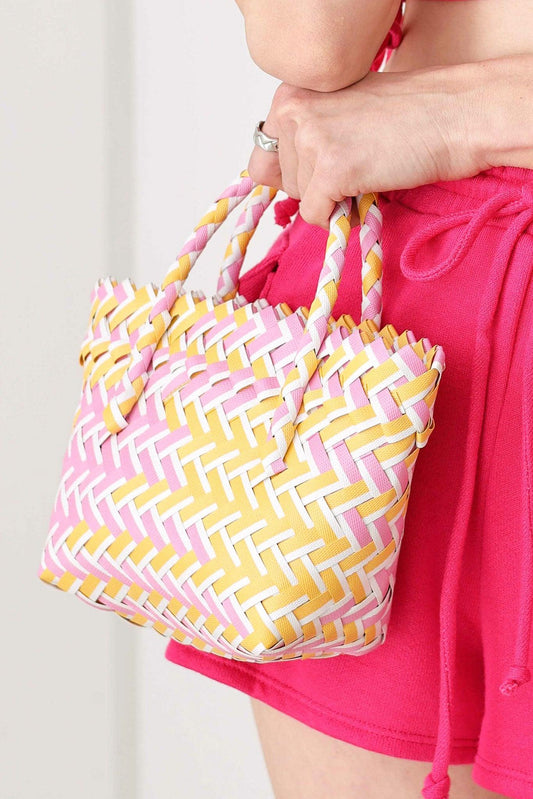 Basket Wave Handbag - Tasha Apparel Wholesale
