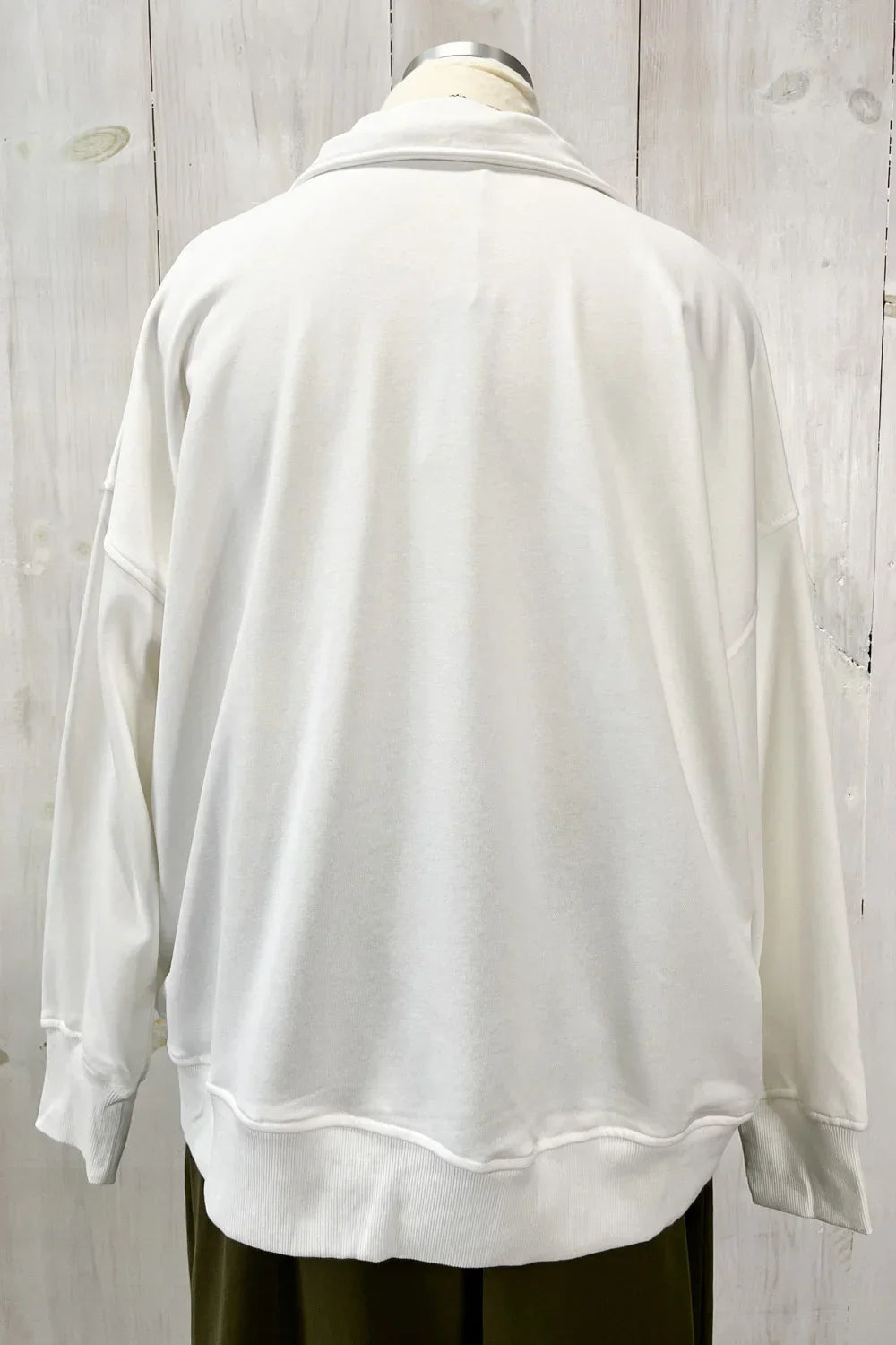 Plus Size "Augusta Georgia Golf Club" Quarter Zip Cotton Pullover Sweatshirt