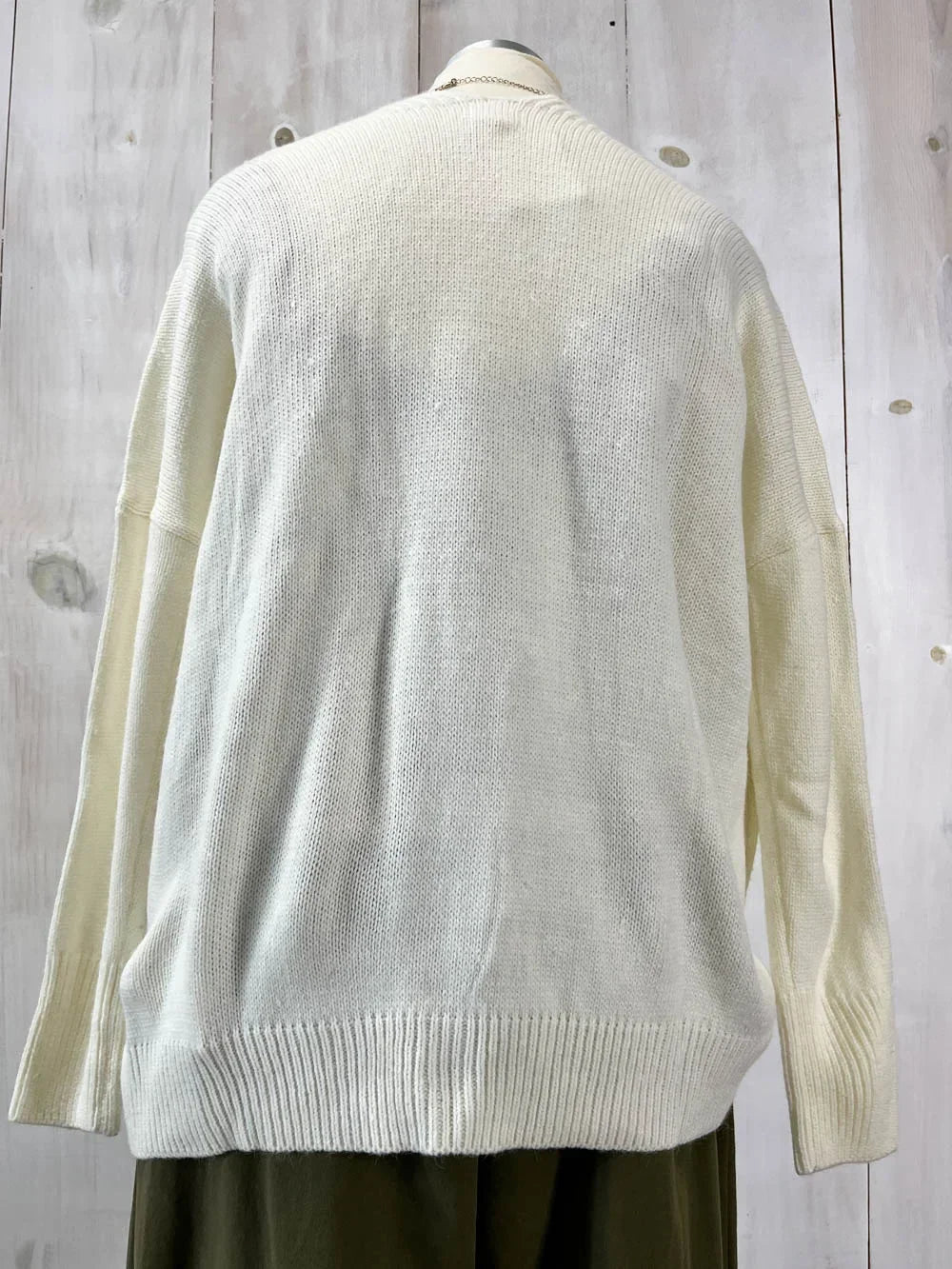 Oversized Button Front Knit Cardigan with Pocket Cozy Layering Cardigan