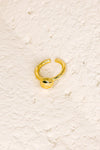 Ball Chunk Adjustable Gold Ring - Tasha Apparel Wholesale