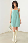 A-line Texture Over size Two Side Pocket Mini Dress - Tasha Apparel Wholesale