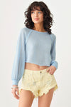 Yellow Frayed Hem Denim Shorts - Tasha Apparel Wholesale
