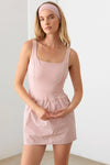 Sleeveless Square Neck Soft Active Dress - Tasha Apparel Wholesale
