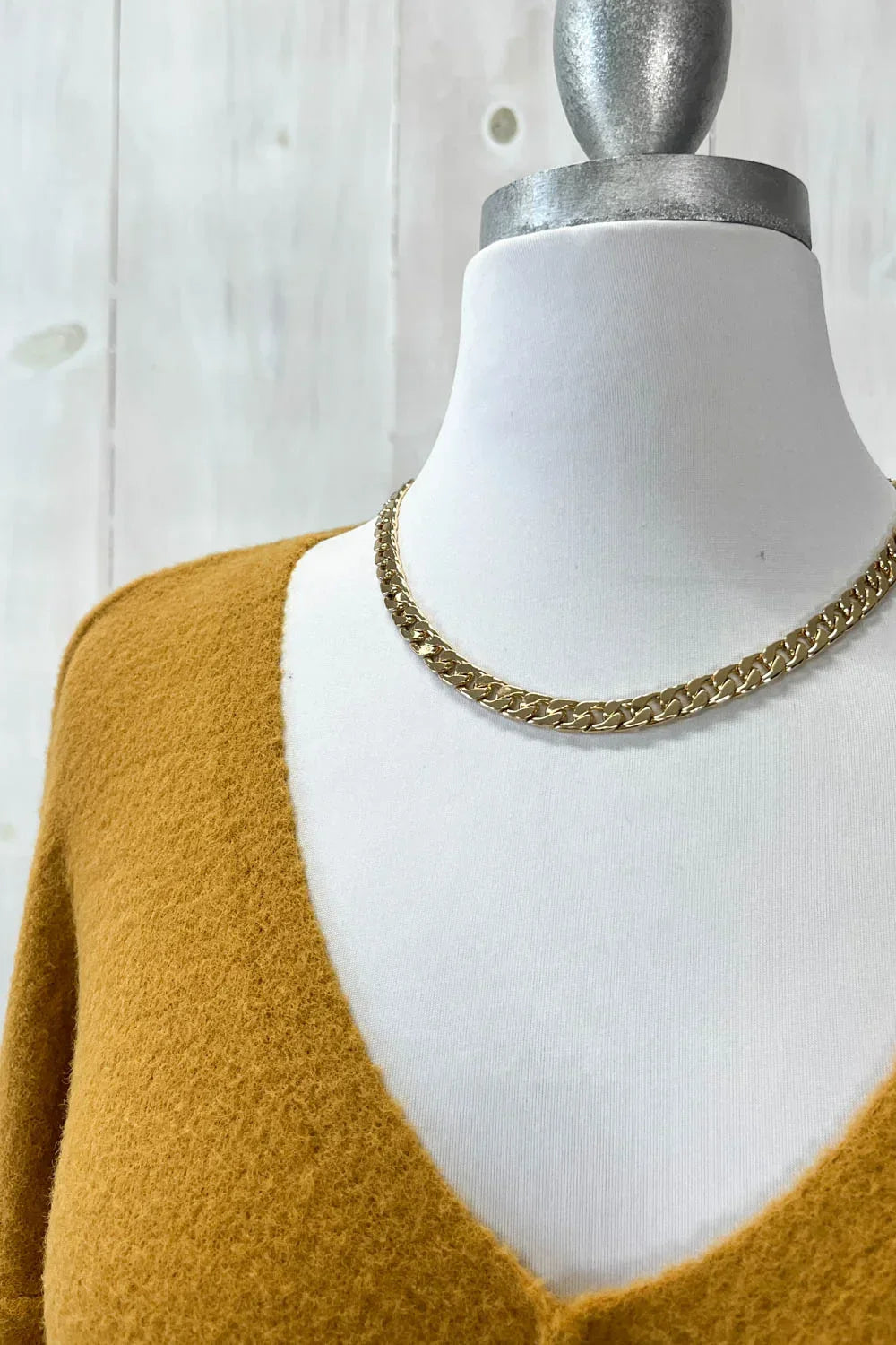 Cozy V-Neck Soft Knit Center Seam Detail Relaxed Fit Long Sleeve Pullover Sweater - Tasha Apparel Wholesale