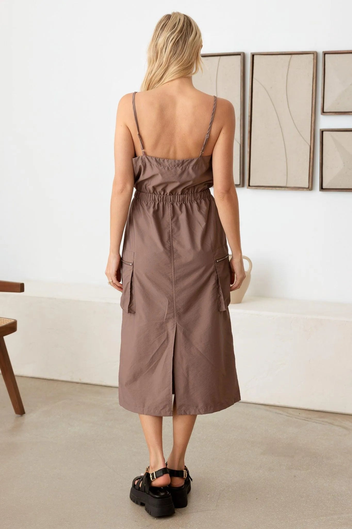 midi cargo dress Cargo Midi Dress