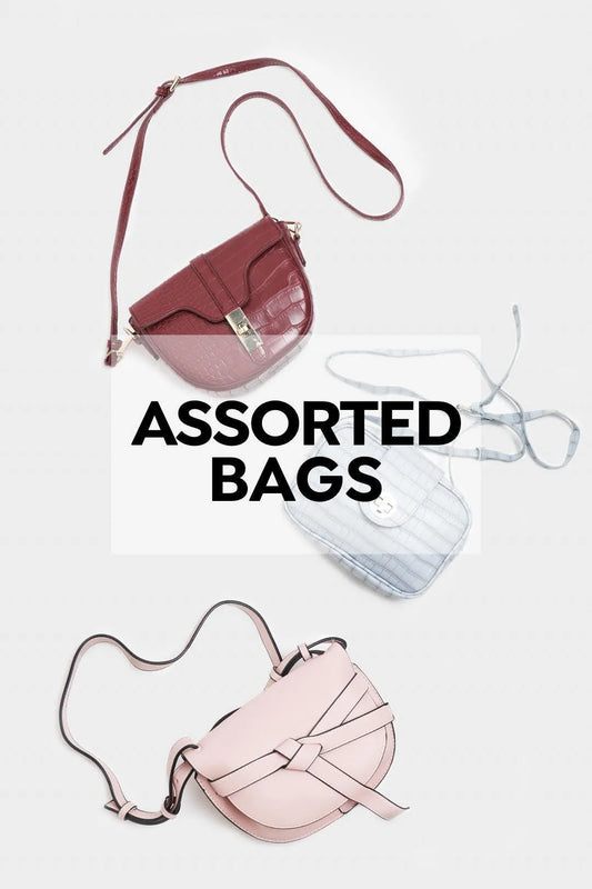 Assorted Bags , Clutches, Purses / Surprise Box - 3 pcs - Tasha Apparel Wholesale