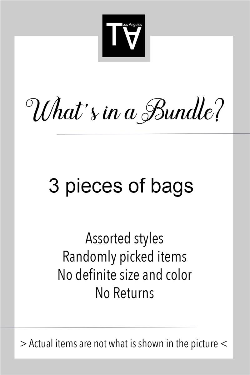Assorted Bags , Clutches, Purses / Surprise Box - 3 pcs