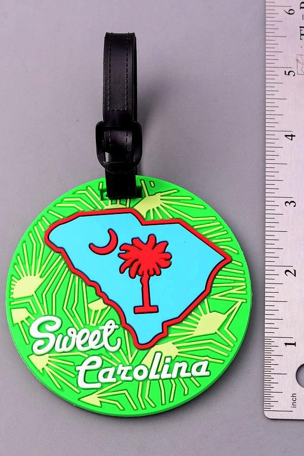 "Sweet Carolina" State Luggage Name Card / 3 pieces