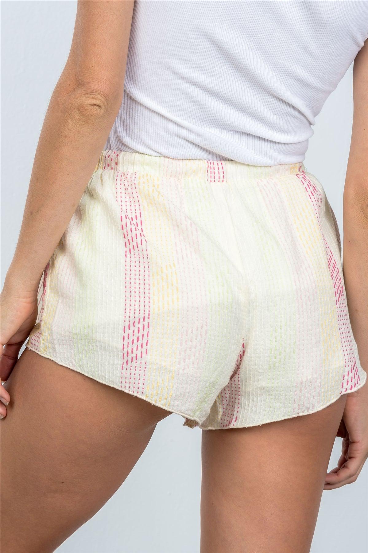 Multi Color Layered Shorts / 2-1
