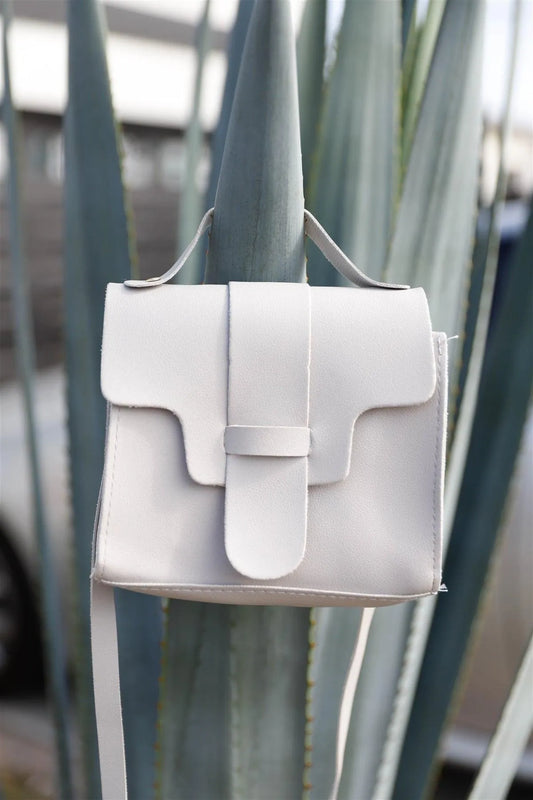 Vegan Leather Buckle Crossbody Handbag /3 Bags - Tasha Apparel Wholesale