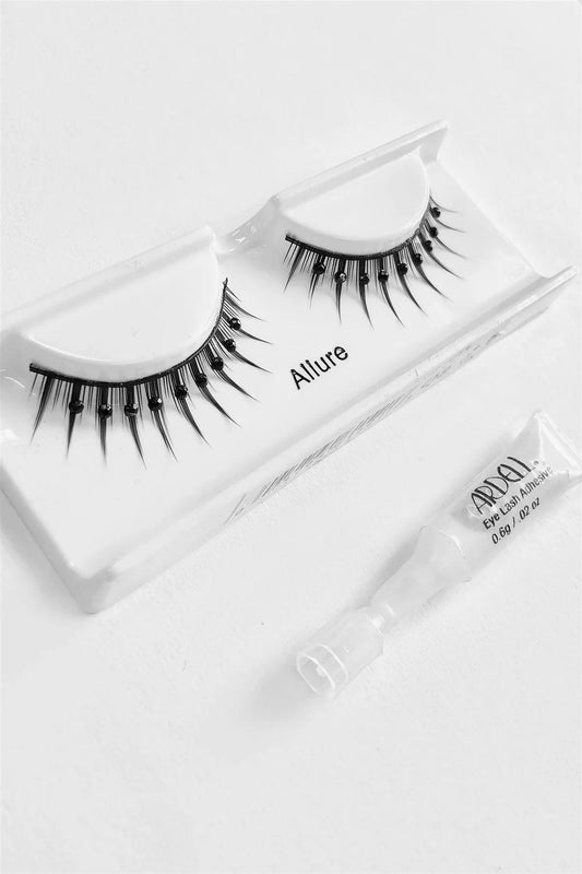 Dropship Black Tie Rhinestone False Eye Lashes - Tasha Apparel Wholesale