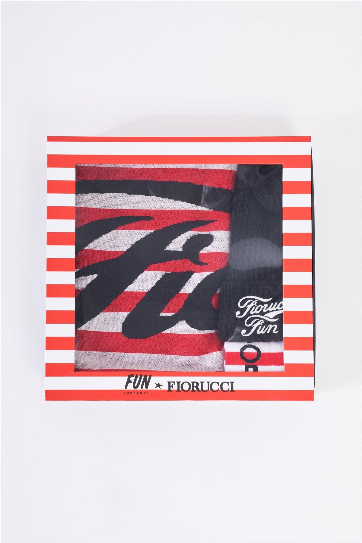 Fiorucci Fun "Keep Warm" Black & Red Three Piece Set Gift Box / 1 Box