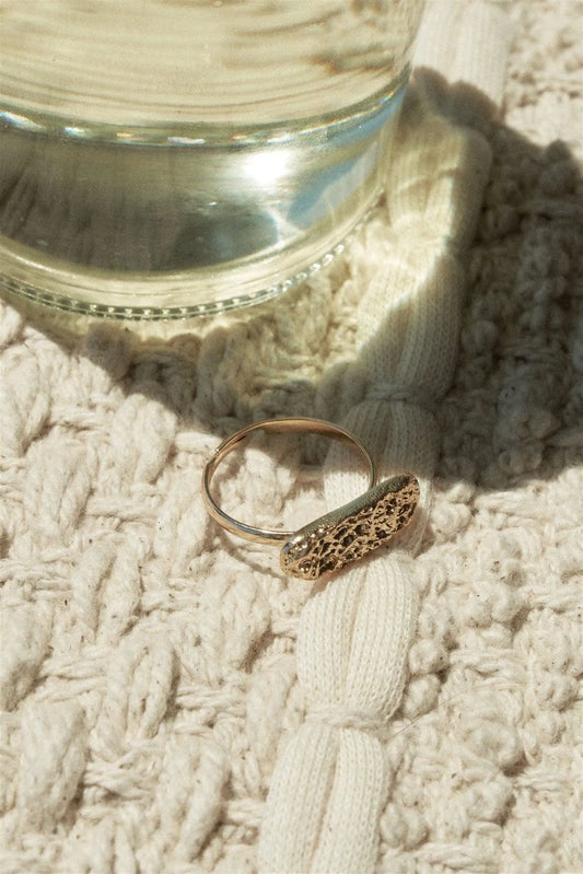 Gold Metallic Bar Ring Pack - Tasha Apparel Wholesale