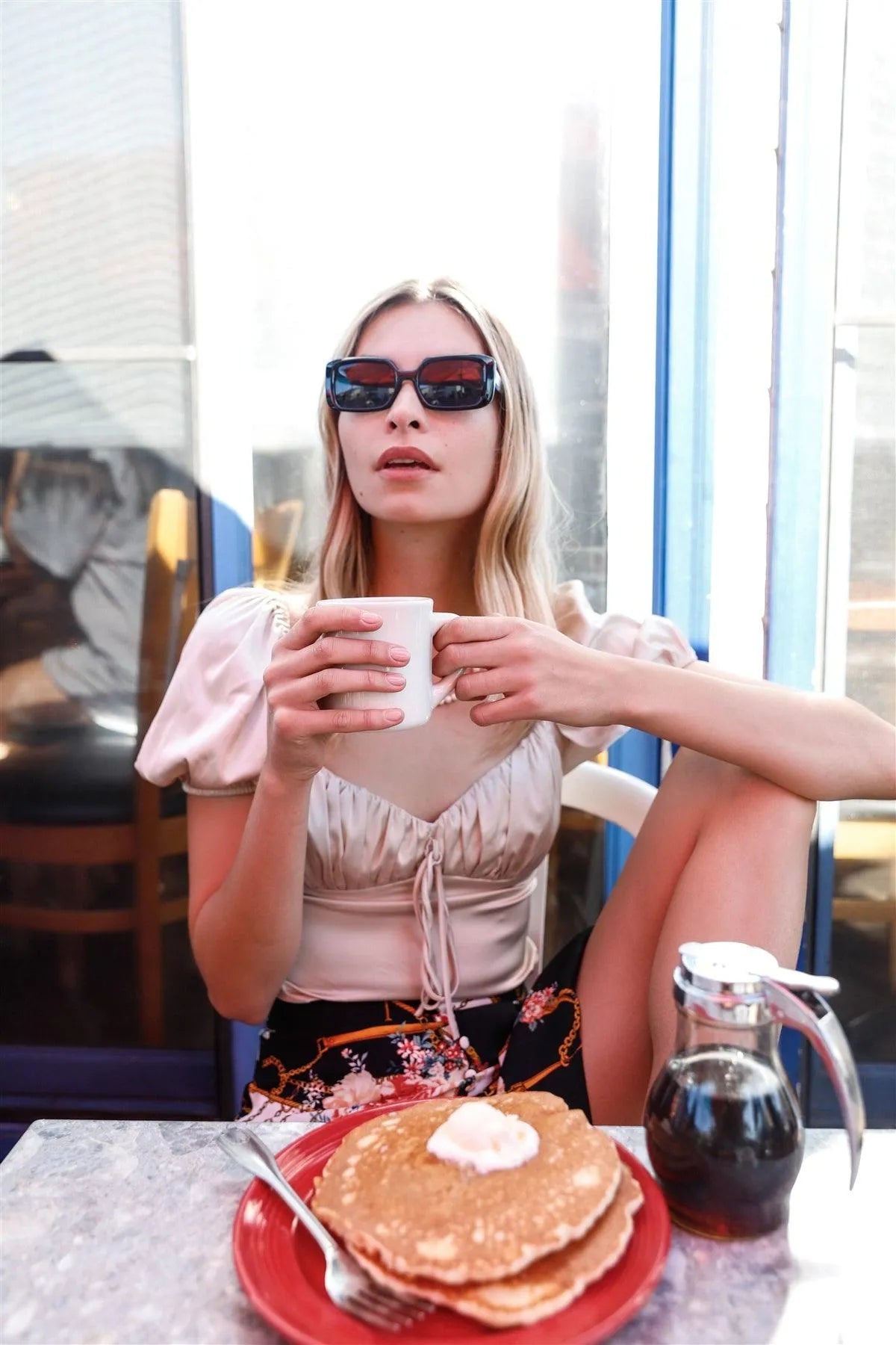 Satin Gathered Sweetheart Neck Puff Sleeve Bodysuit - Tasha Apparel Wholesale