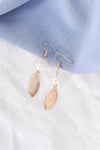 Gold & Pearl Feather Drop Earrings / 3 Pairs